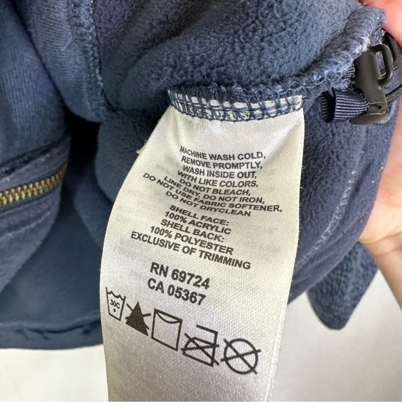 Columbia Knit Sweater Long Sleeve Hoodie Thick Winter Drawstring Full Zip Medium - Picture 7 of 11